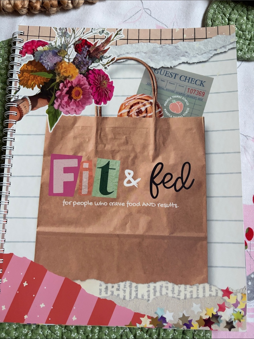 Fit & Fed Makayla Thomas color Cookbook